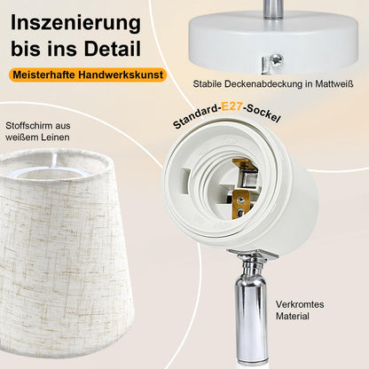 Unikcst Deckenstrahler Leinen 1 Flammig – Bild 2 #1 Flammig
