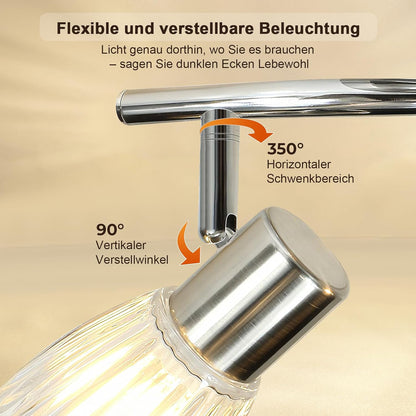 Unikcst Streifenglas Chrom 3 Flammig – Bild 6 #3 Flammig