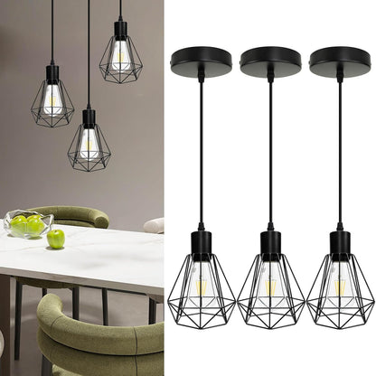 HiBay Pendelleuchte Diamant 3er Set – Bild 1 #3er Set
