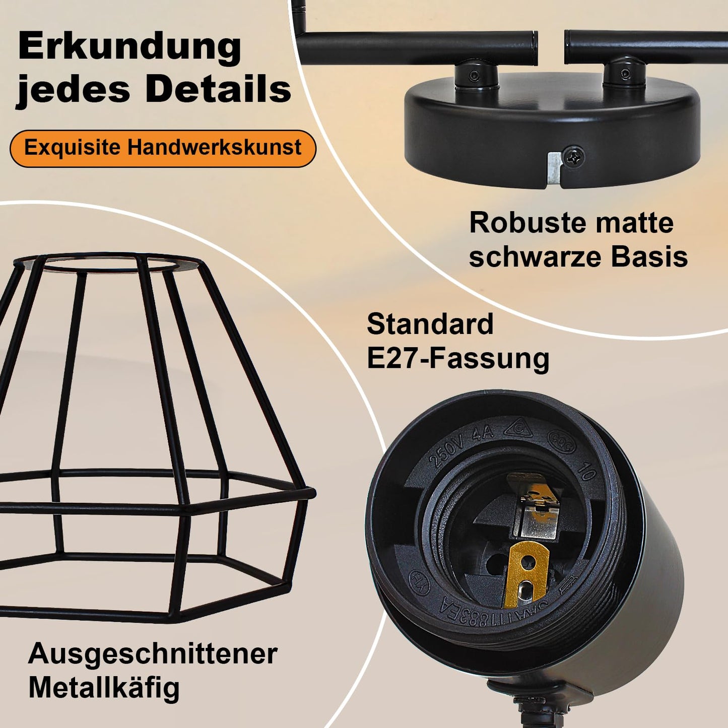 HiBay Diamant Schwarz 2 Flammig – Bild 3 #2 Flammig