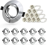 GU10 Einbaurahmen Rund Matt Weiß – Bild 8 #Matt Weiß