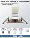 GU10 Einbaurahmen Rund Antikkupfer – Bild 4 #Kupfer - Antikkupfer