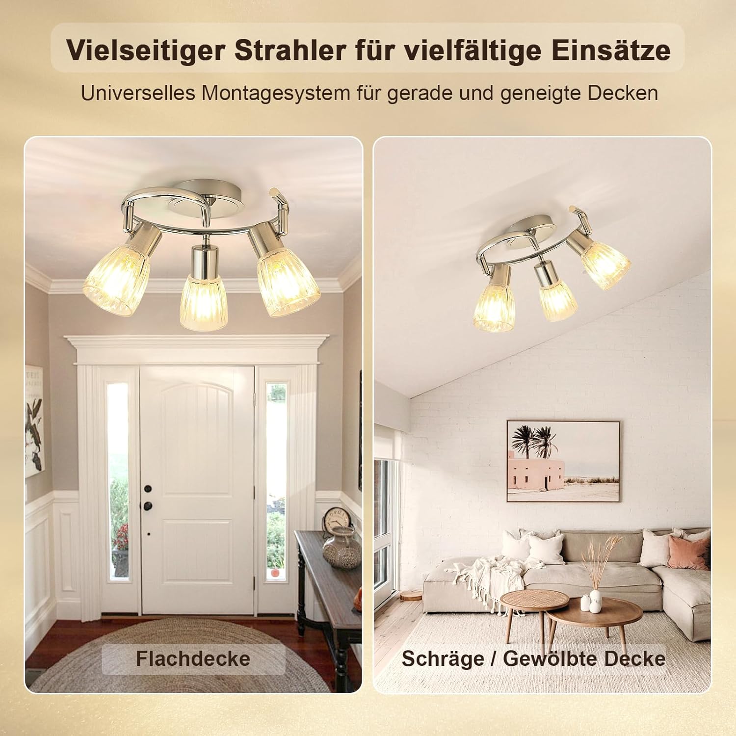 Unikcst Streifenglas Chrom 3 Flammig – Bild 2 #3 Flammig