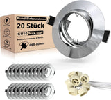 GU10 Einbaurahmen Rund Matt Weiß – Bild 14 #Matt Weiß