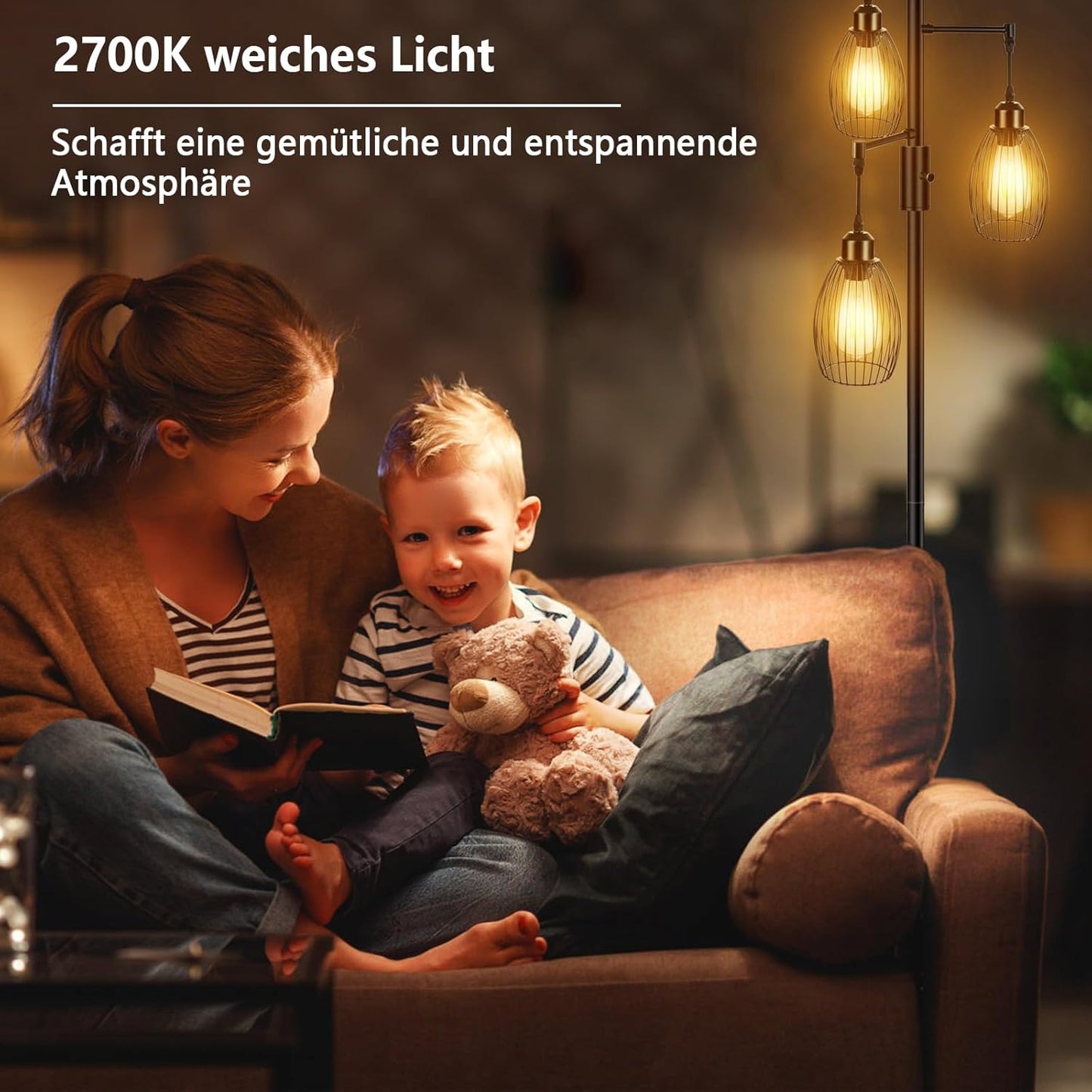 HiBay LED Stehlampe Vintage Vogelkäfig – Bild 6