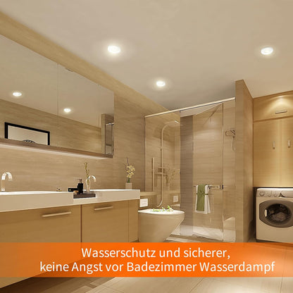 HiBay LED Einbaustrahler Set IP44 GU10 Bad 5W – Bild 7 #4500K Neutralweiß