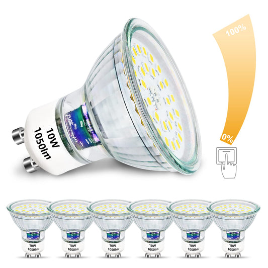 Unikcst GU10 LED 10W Dimmbar – Bild 1 #Kaltweiß 6000K #6er Set