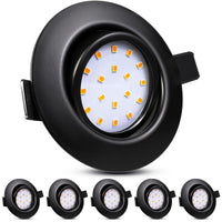 Wondlumi 6er LED Einbaustrahle – WW #Warmweiß 3000K