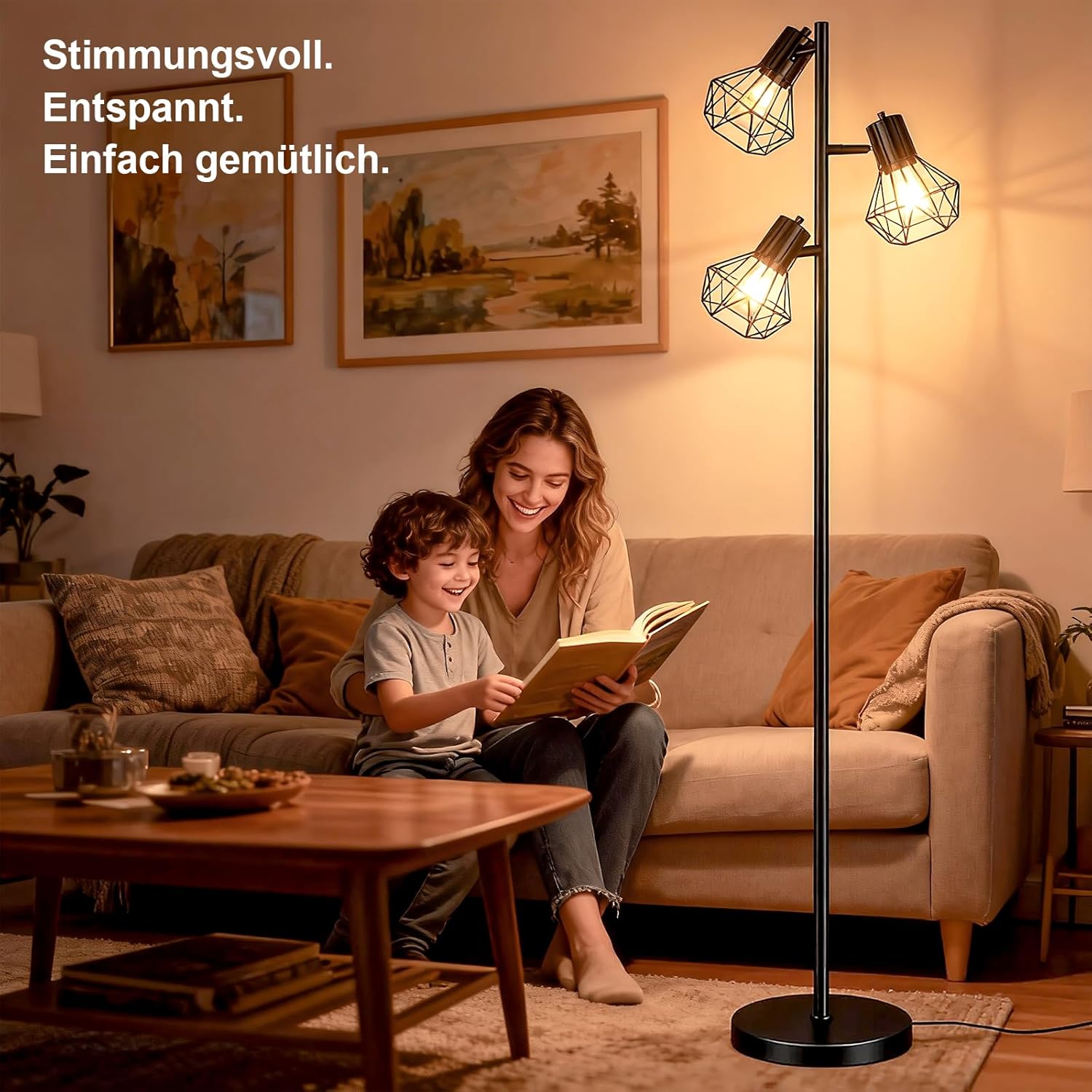 HiBay Stehlampe 3 Flammig Industrial – Bild 7