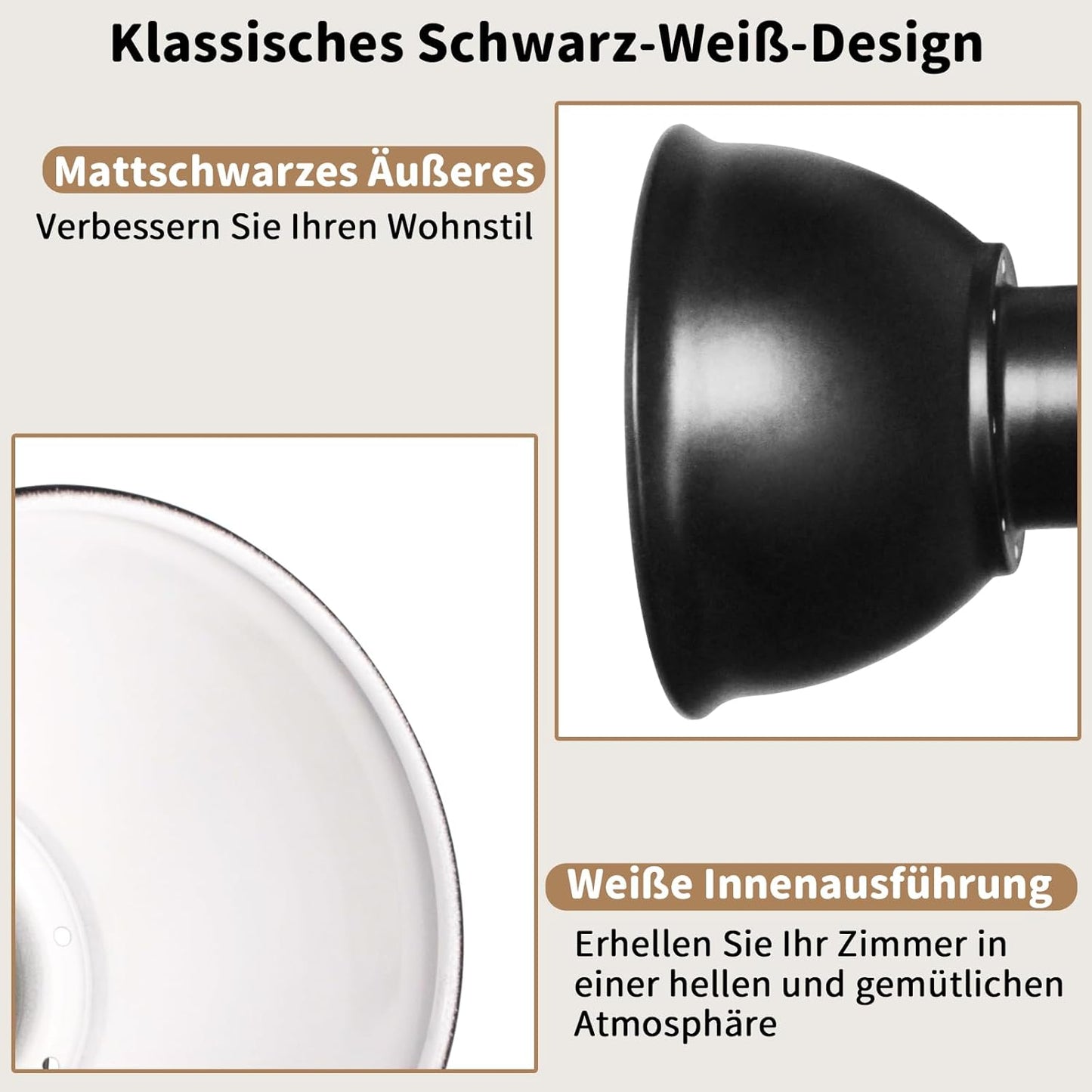 HiBay Horn-Schirm 1 Flammig – Bild 4 #1 Flammig