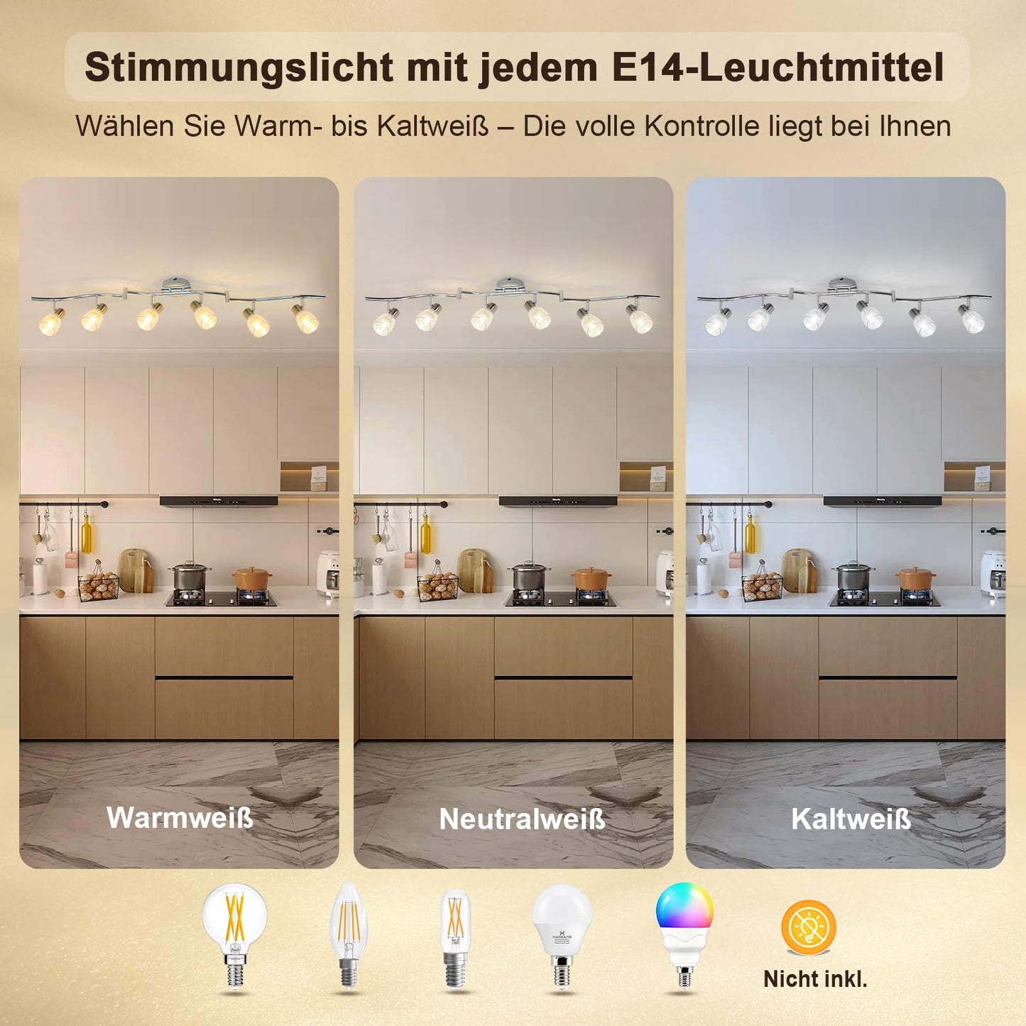 Unikcst Streifenglas Chrom 6 Flammig – Bild 6 #6 Flammig