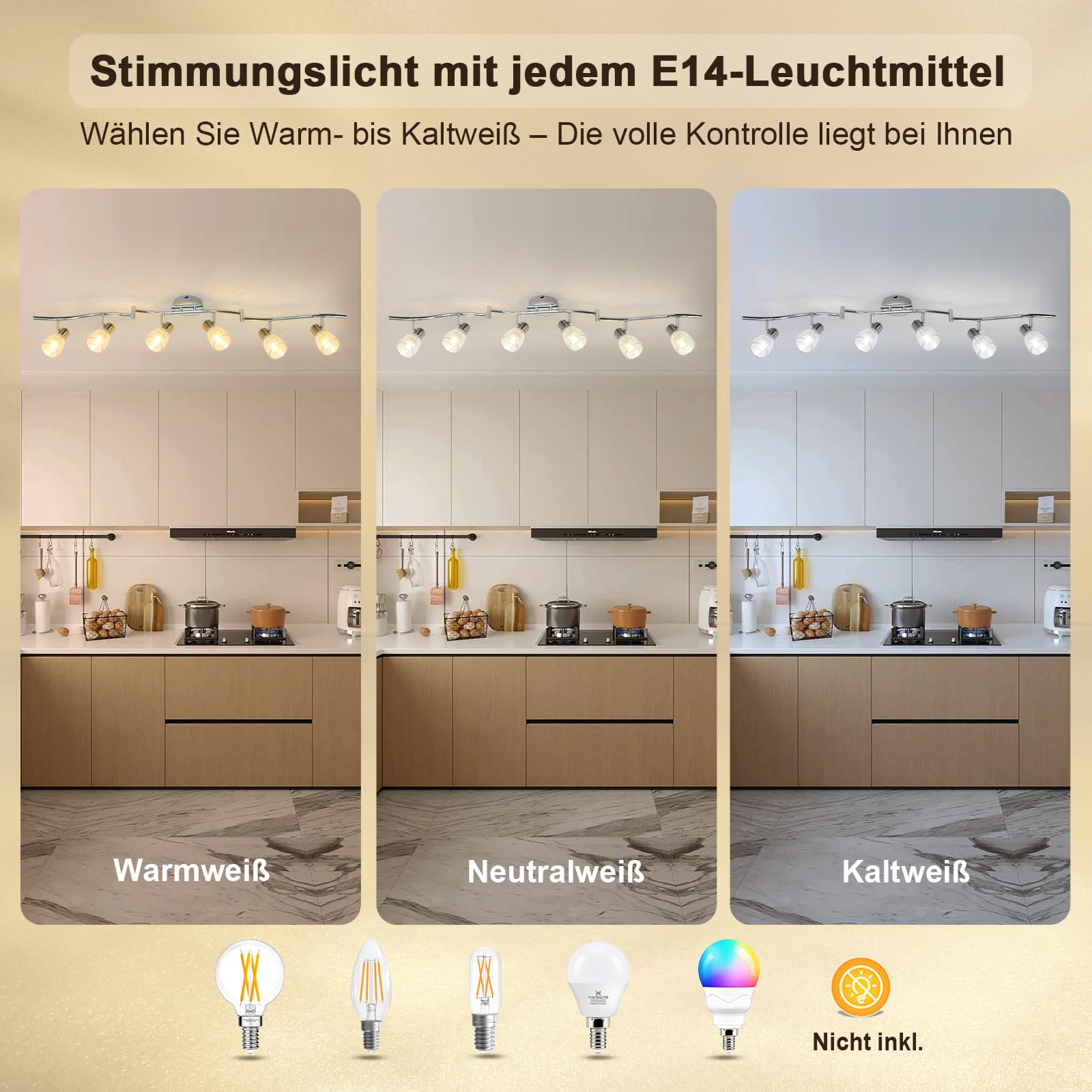 Unikcst Streifenglas Chrom 6 Flammig – Bild 6 #6 Flammig