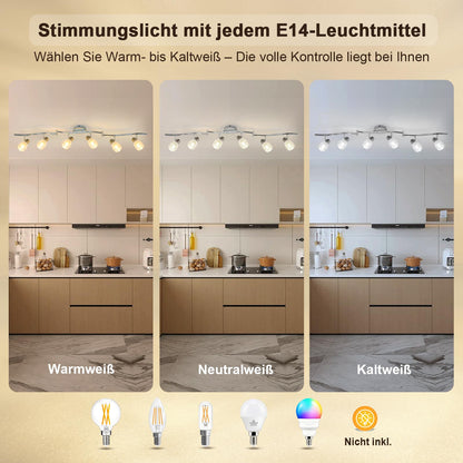 Unikcst Streifenglas Chrom 6 Flammig – Bild 6 #6 Flammig