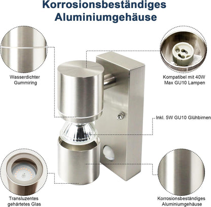 Allesgute Außenwandleuchte Edelstahl – Bild 7