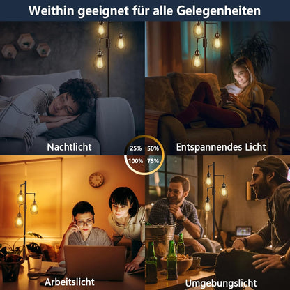 HiBay LED Stehlampe Vintage Vogelkäfig – Bild 5