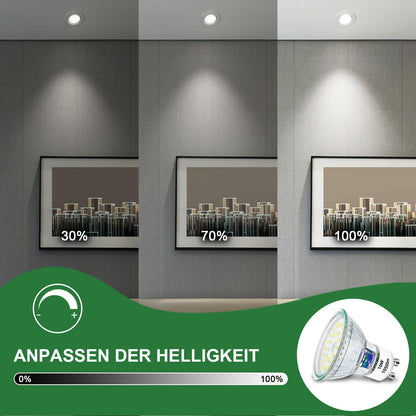 Unikcst GU10 LED 10W Dimmbar – Bild 4 #Kaltweiß 6000K #6er Set