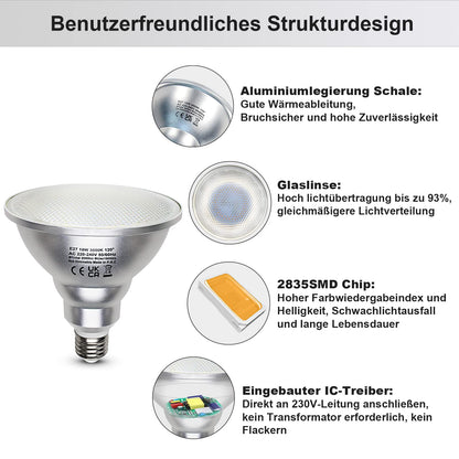 Unikcst PAR38 18W 4er Set – Bild 4