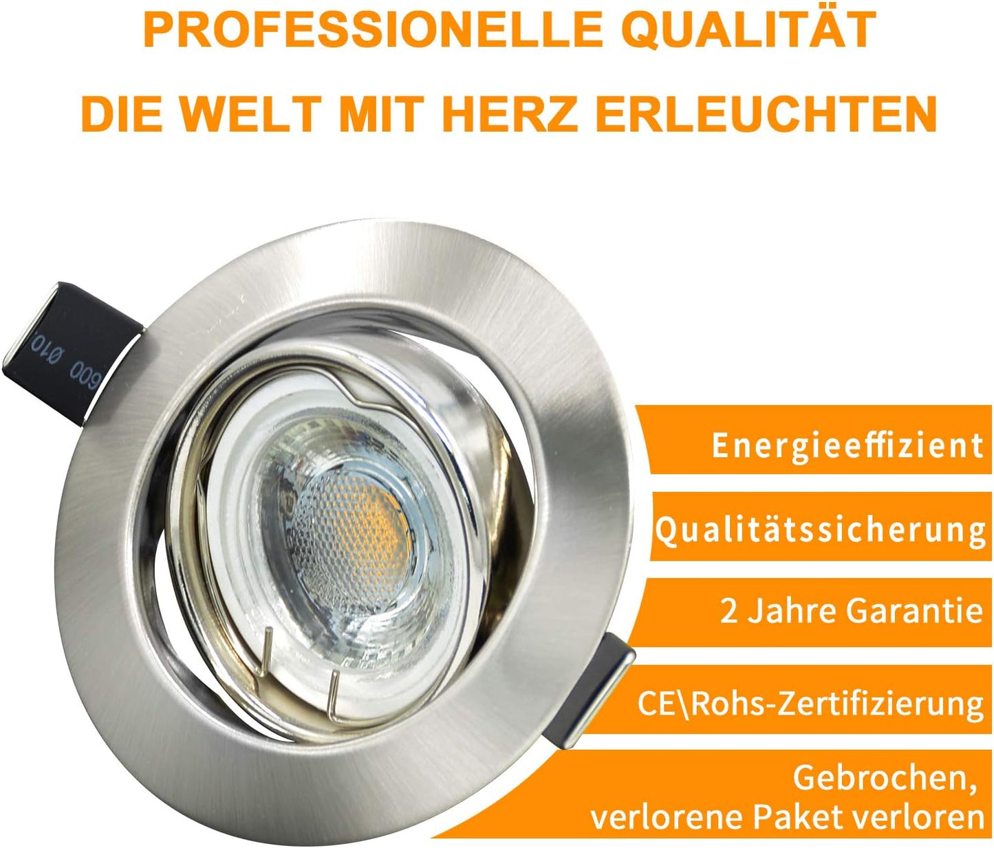 Allesgute Einbaustrahler Set Dimmbar – Bild 7