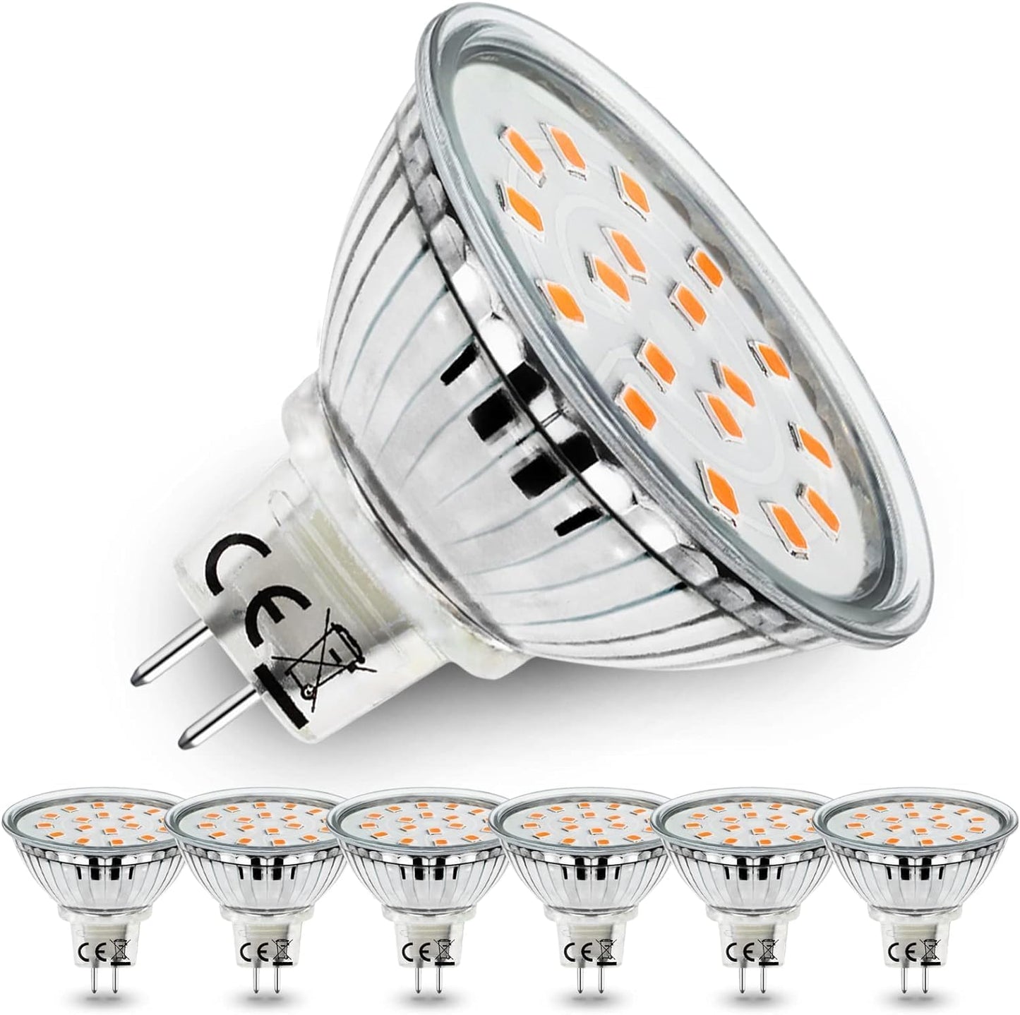 Allesgute MR16 LED 5W GU5.3 – Bild 16 #Warmweiß 3000K #6er Set