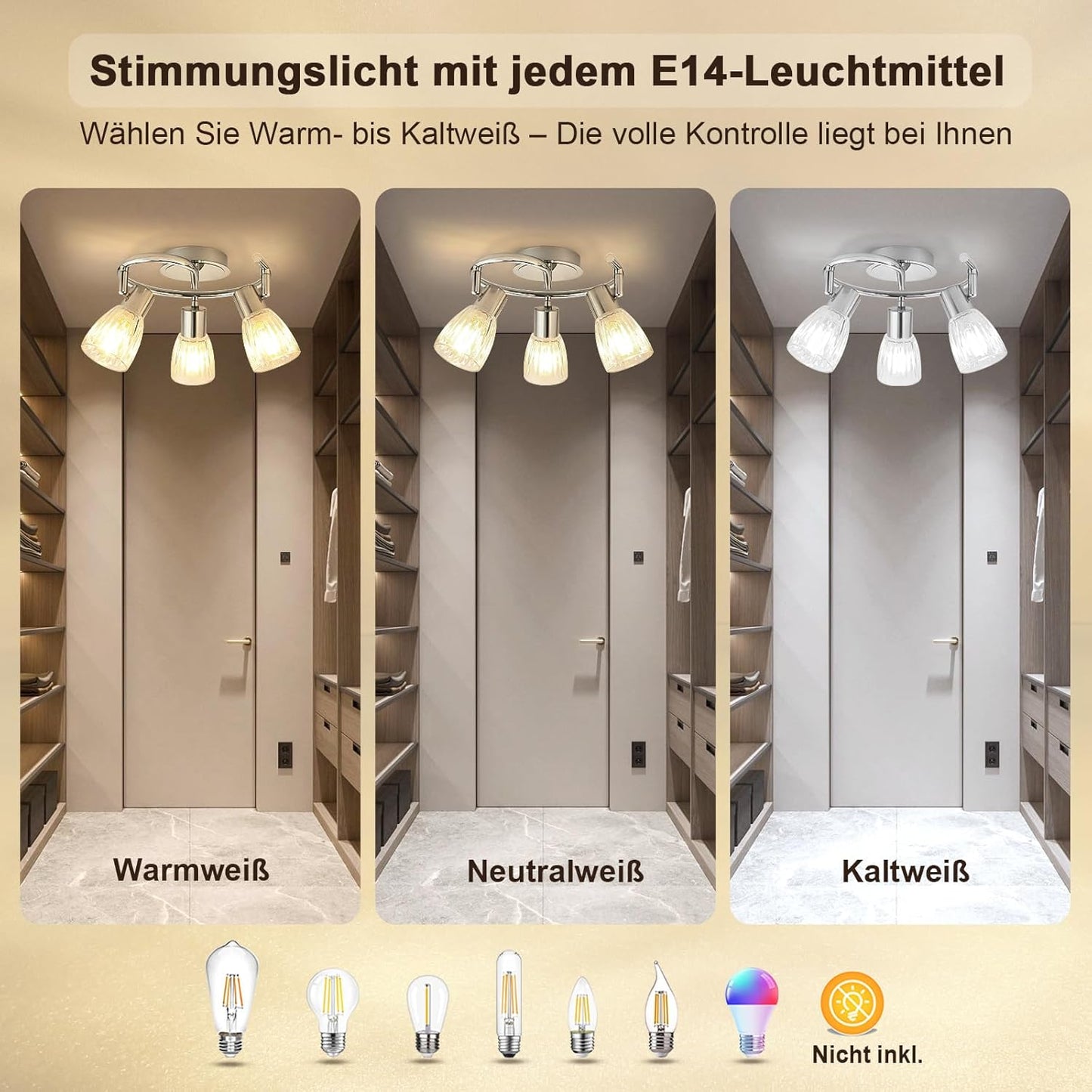 Unikcst Streifenglas Chrom 3 Flammig – Bild 4 #3 Flammig