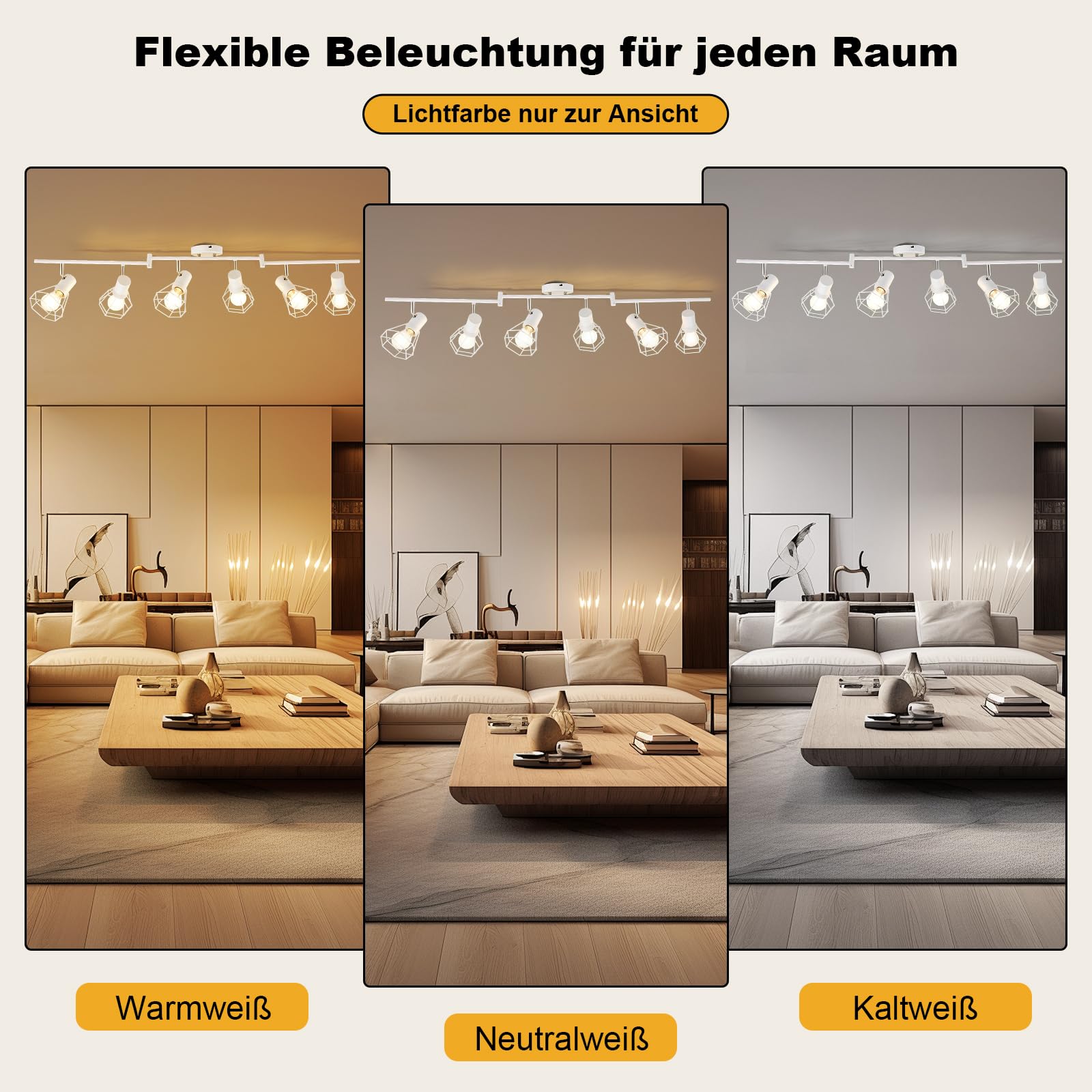 HiBay Diamant Weiß 6 Flammig – Bild 5 #6 Flammig