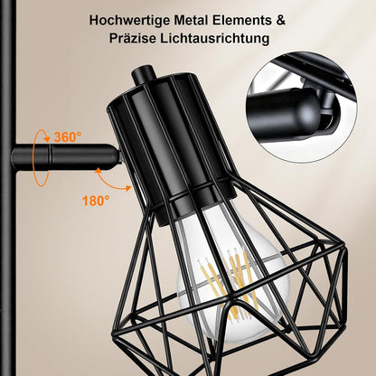 HiBay Stehlampe 3 Flammig Industrial – Bild 3