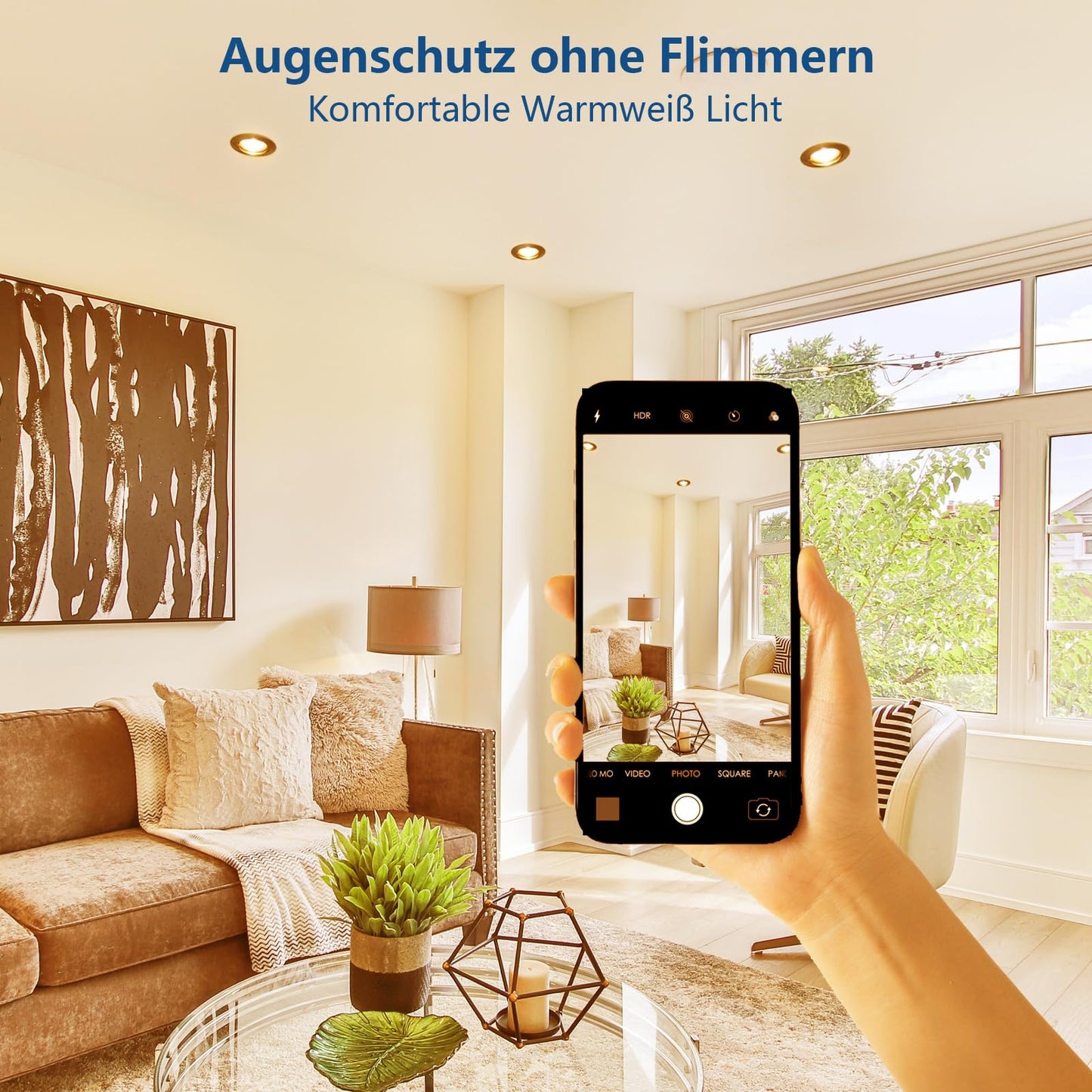 HiBay LED Einbaustrahler Ultra Flach 3,5W – Bild 6 #Warmweiß 3000K