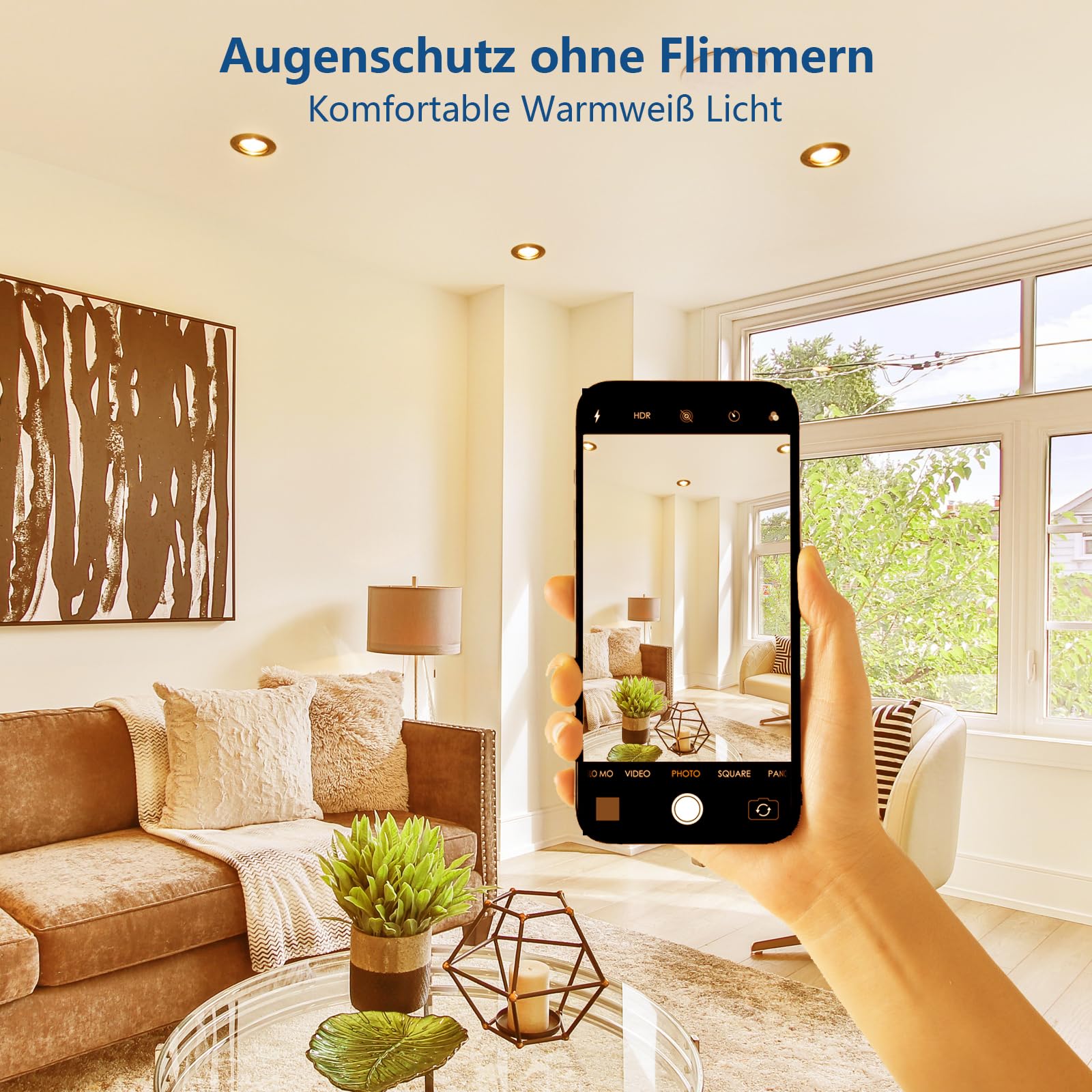 HiBay LED Einbaustrahler Ultra Flach 3,5W – Bild 6 #Warmweiß 3000K