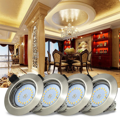HiBay LED Einbaustrahler Set GU10 Rund 5W – Bild 7 #4er Set