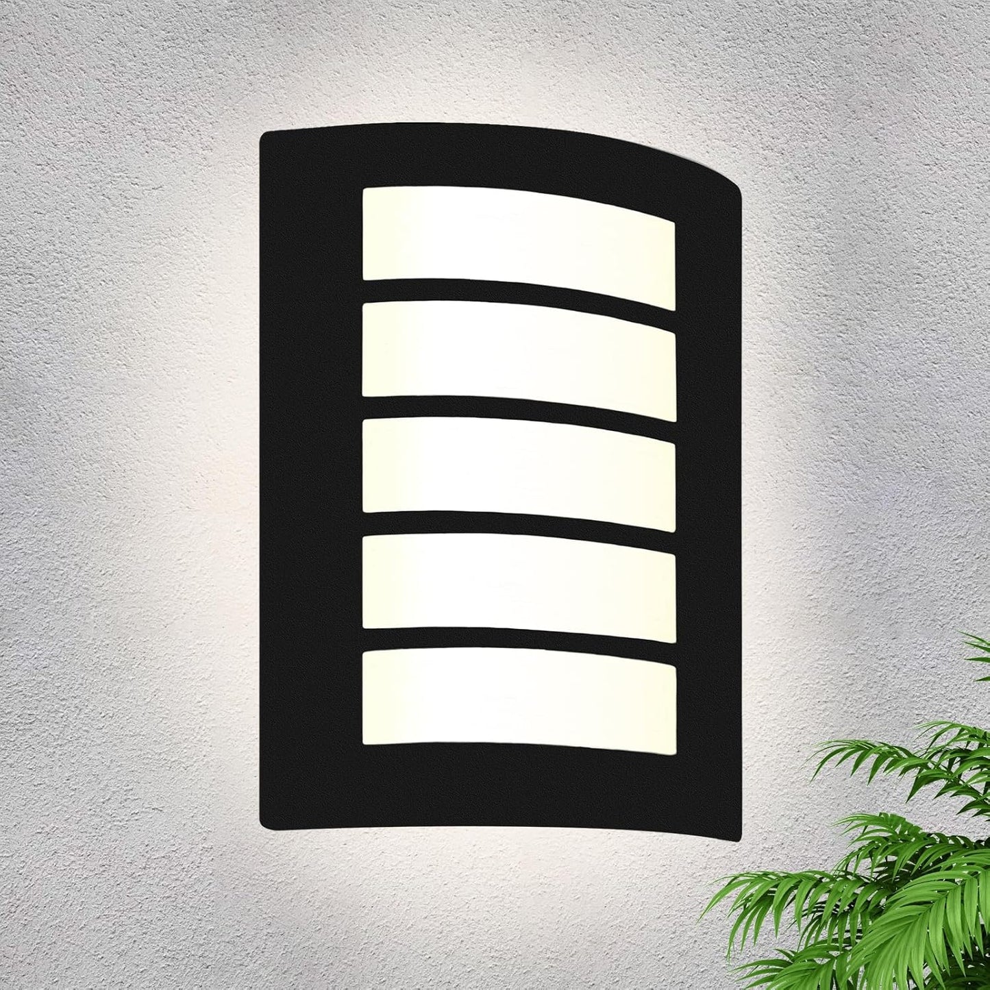 HiBay Außenwandleuchte E27 IP4 – Bild 1 #Schwarz Matt