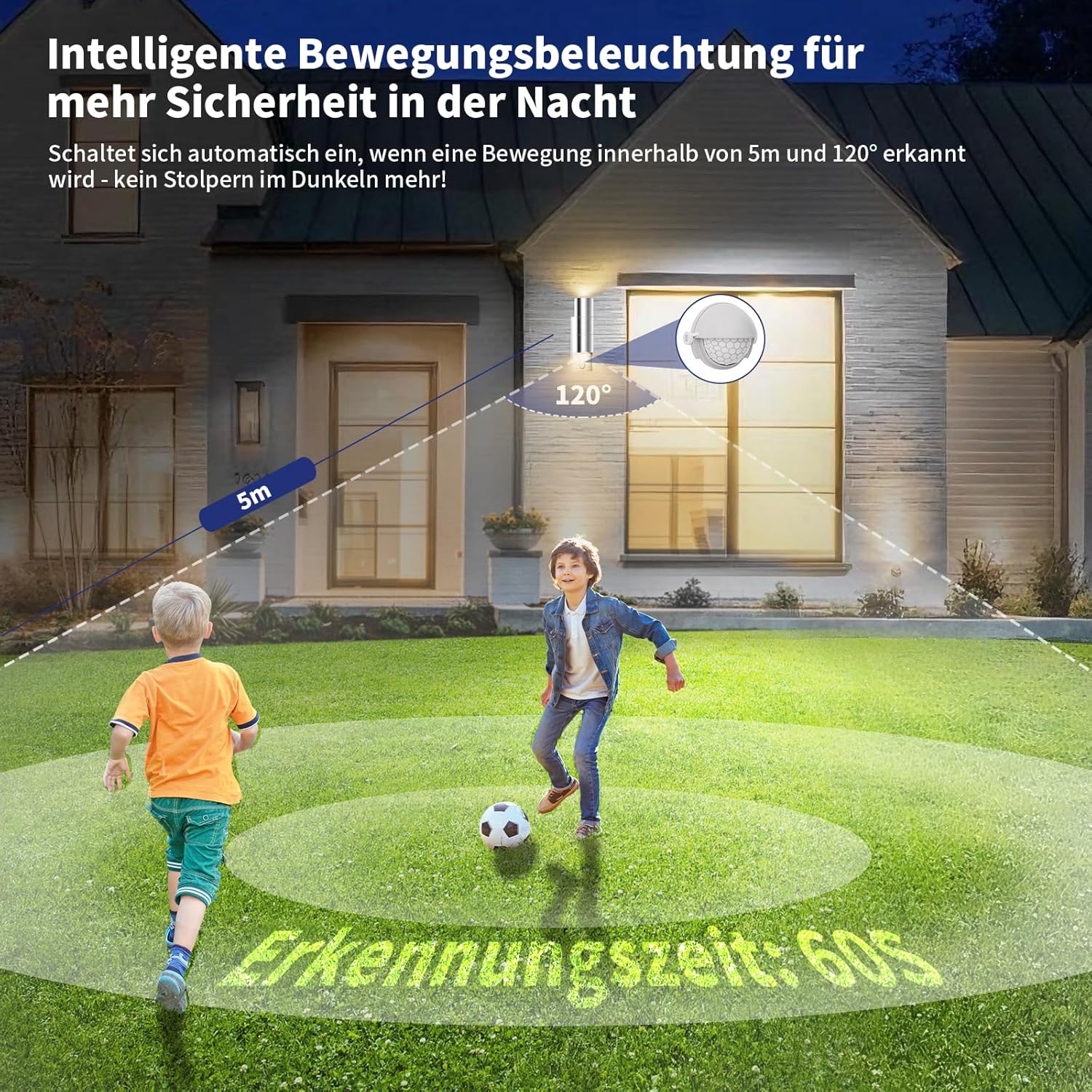 Allesgute Außenwandleuchte Edelstahl – Bild 3