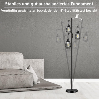 HiBay LED Stehlampe Vintage Vogelkäfig – Bild 4