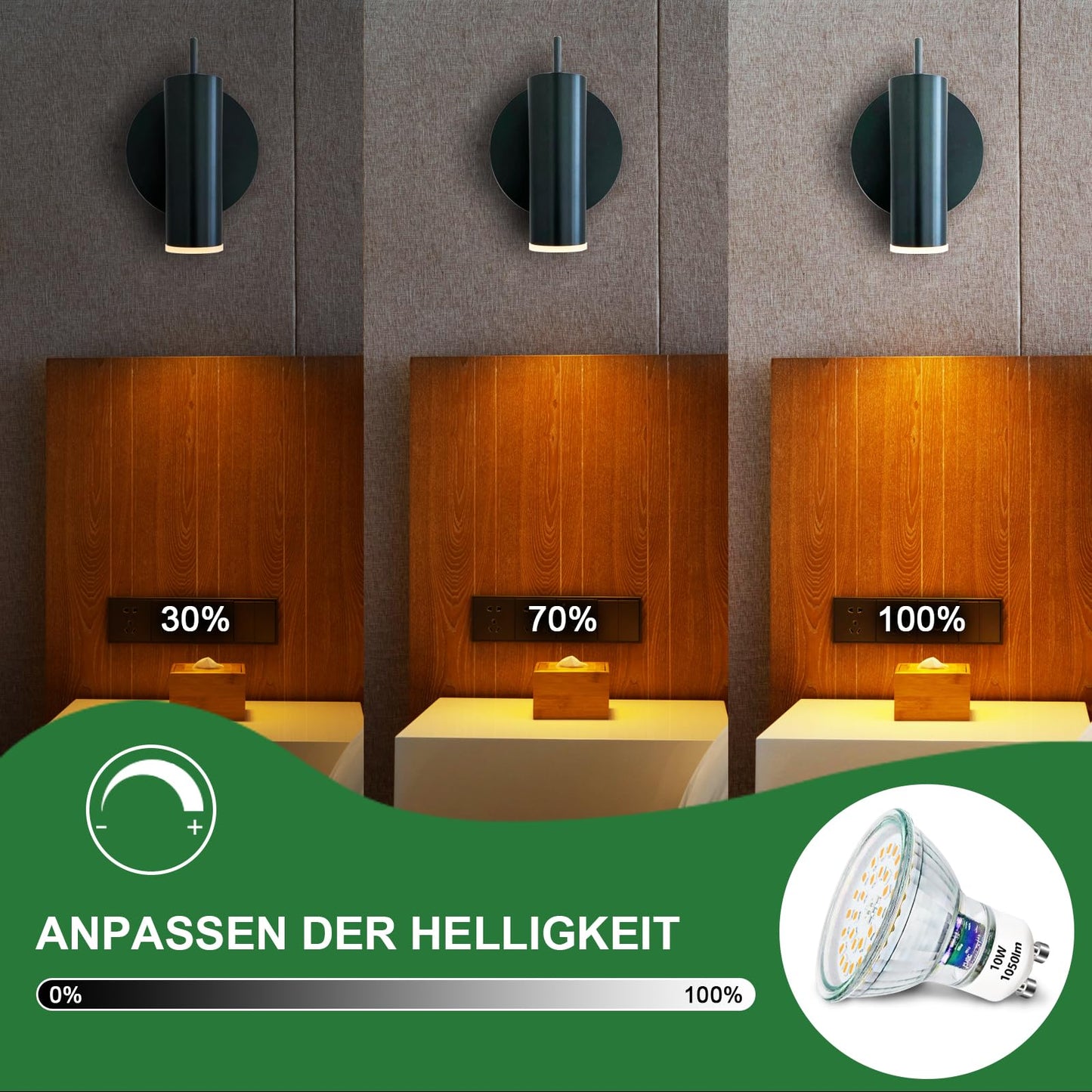 Unikcst GU10 LED 10W Dimmbar – Bild 4 #Warmweiß 3000K #6er Set
