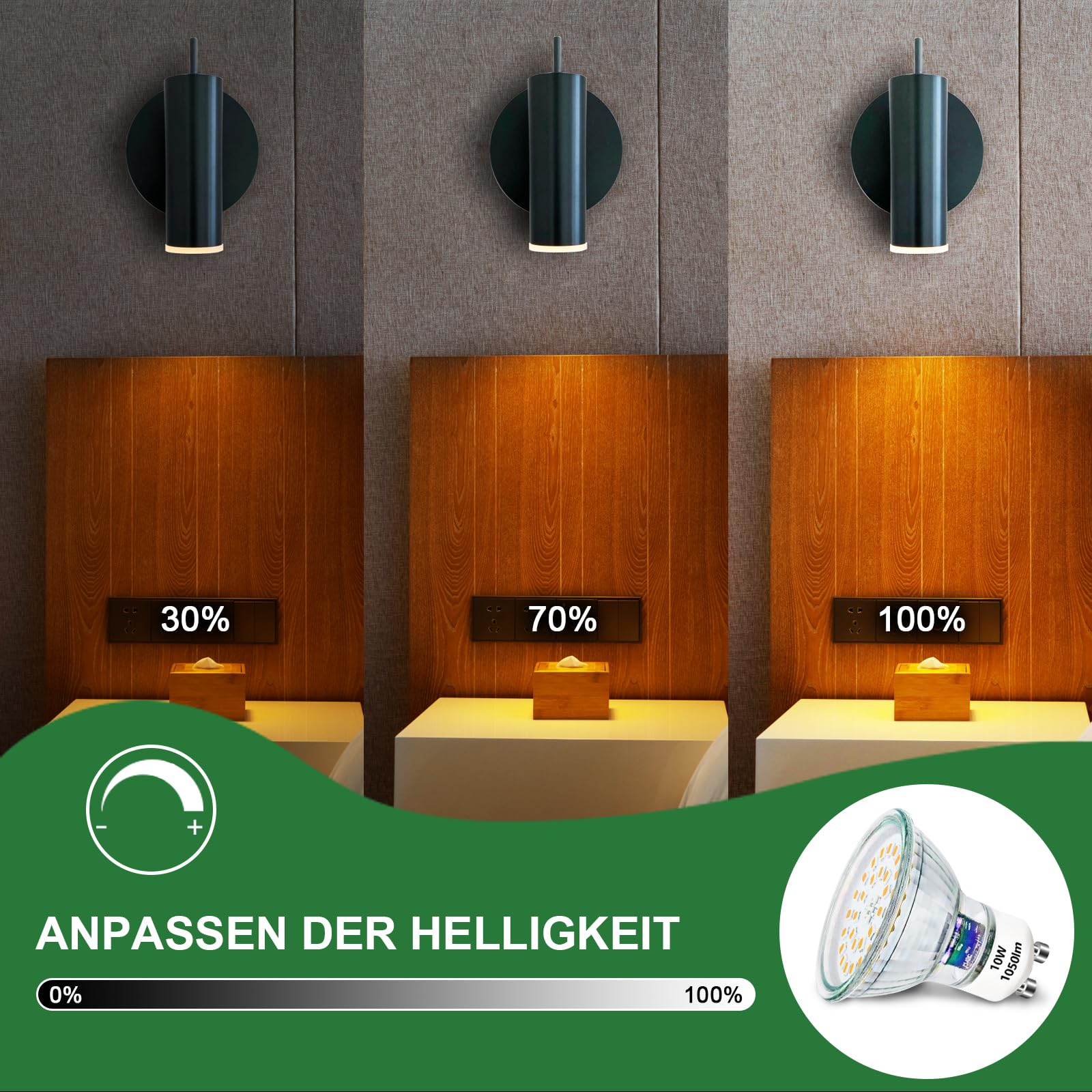 Unikcst GU10 LED 10W Dimmbar – Bild 4 #Warmweiß 3000K #6er Set
