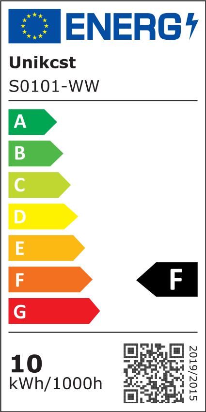 EU Energy Label - EPREL 1555924 #Warmweiß 3000K