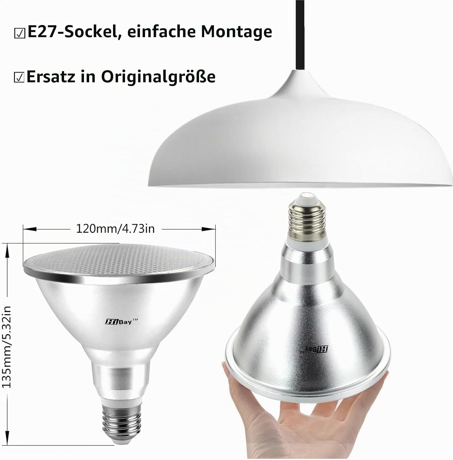 HiBay PAR38 15W IP65 1 Stück – Bild 4