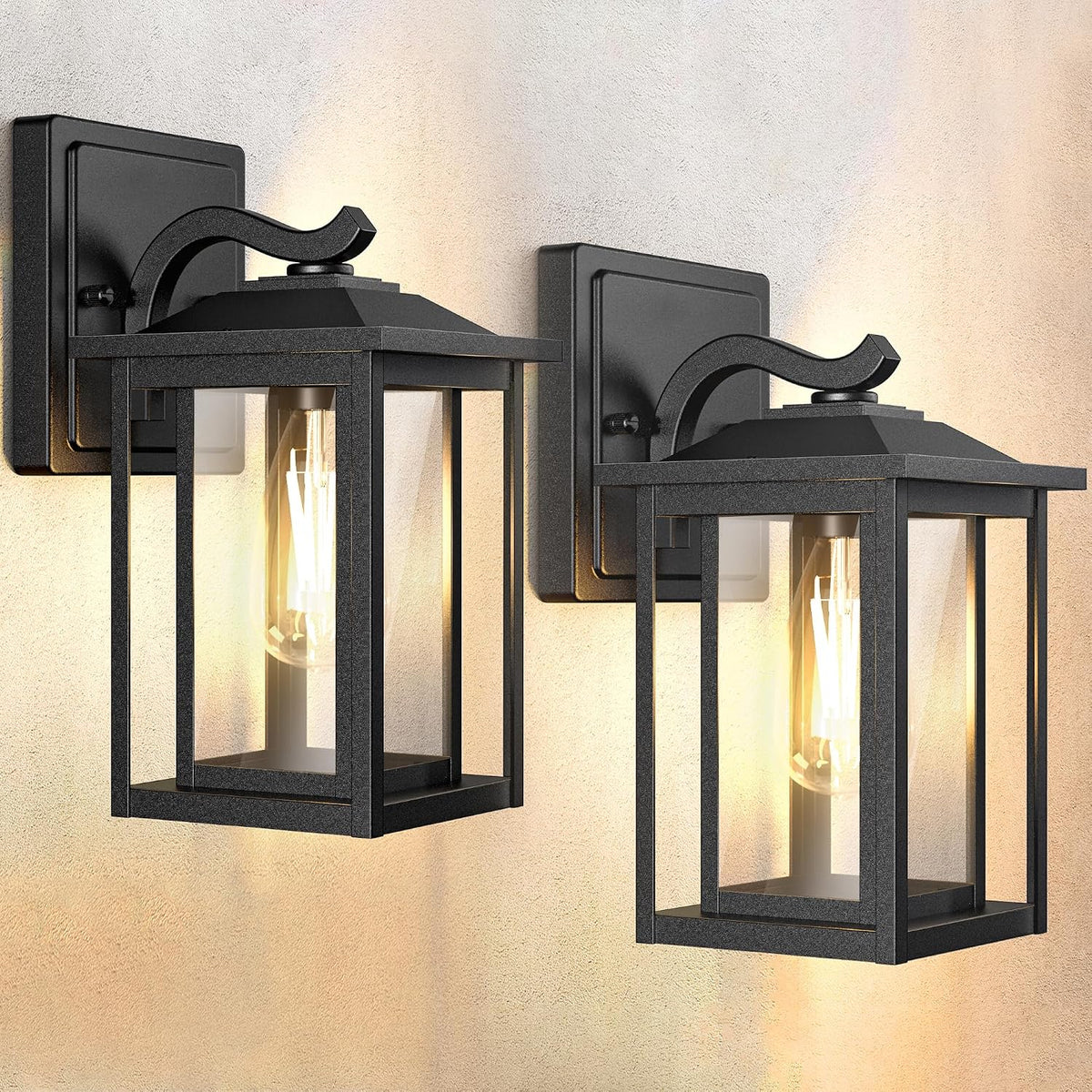 Wondlumi Außenwandleuchte – Bild 11 – 2er Set Dauerlicht