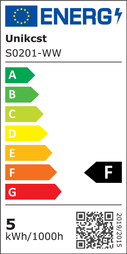 EU Energy Label - EPREL 990880 #Warmweiß