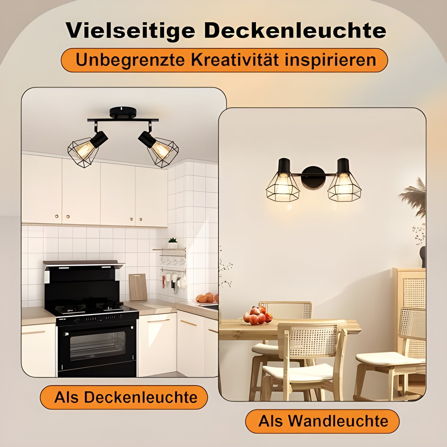 HiBay Diamant Schwarz 2 Flammig – Bild 5 #2 Flammig