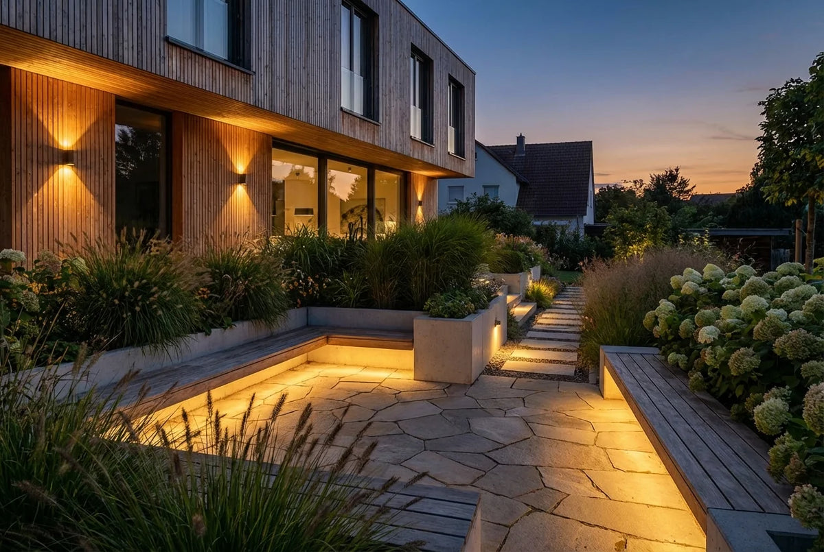 LED Außenwandleuchten für Garten und Eingang