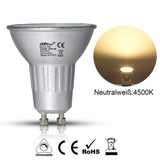 LED Dimmbar Reflektorlampe GU10 5W 450 Lumen, 120 ° Spot, 230V, 6 Stück