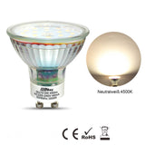5W GU10 LED Leuchtmittel 450lm, 230V Strahler, Warmweiß Neutralweiß, 120°, 10er-set