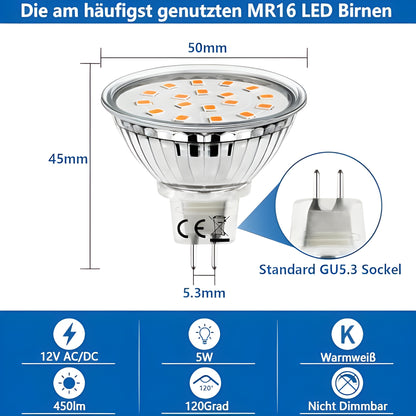 Allesgute MR16 LED 5W GU5.3 – Bild 10 #Warmweiß 3000K