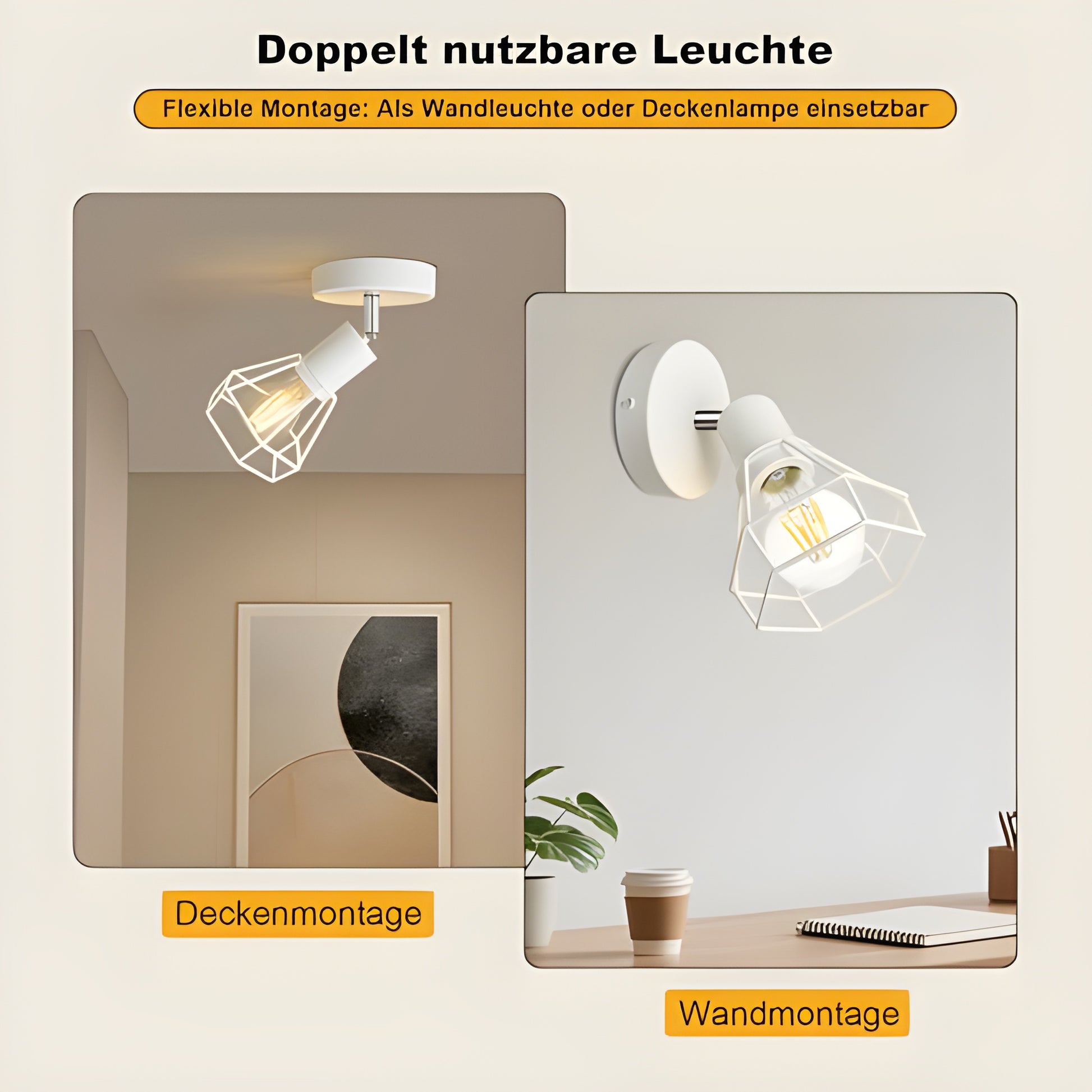 HiBay Diamant Weiß 1 Flammig – Bild 3 #1 Flammig