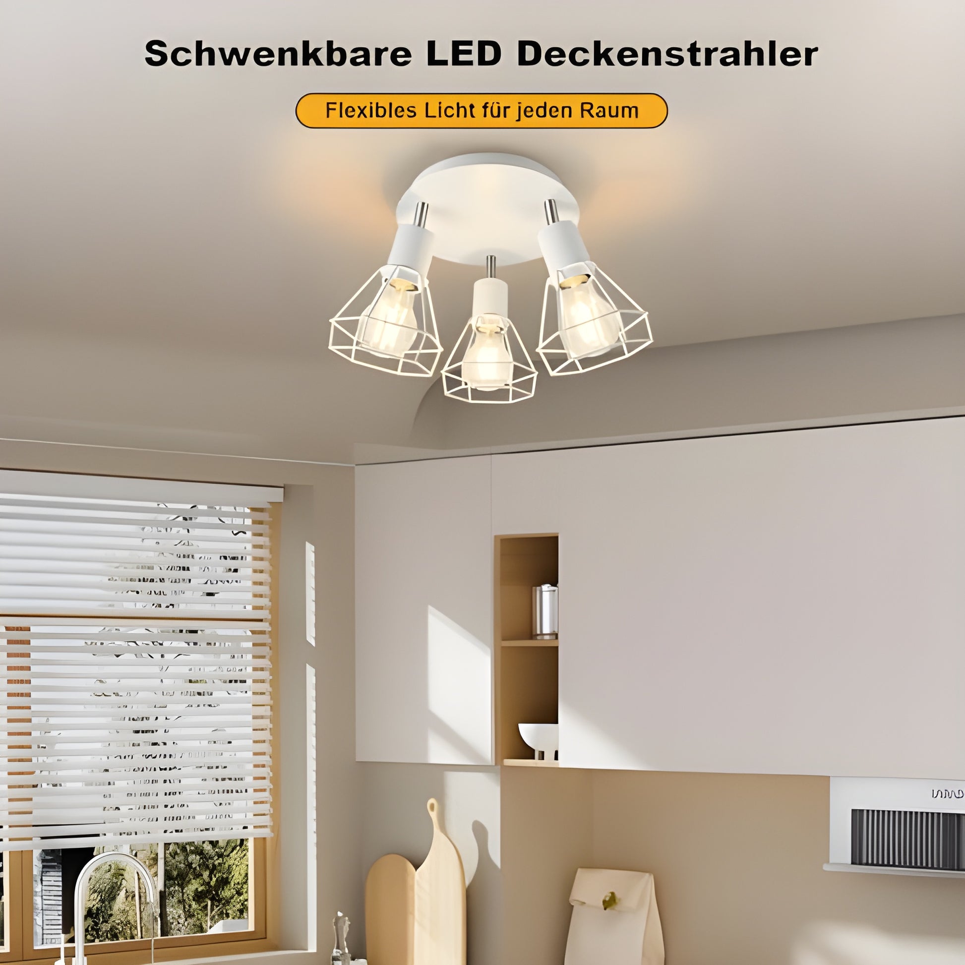 HiBay Diamant Weiß 3 Flammig – Bild 6 #3 Flammig