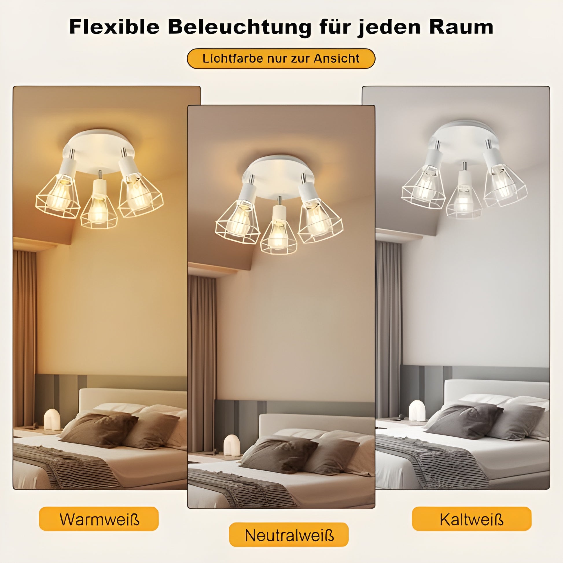 HiBay Diamant Weiß 3 Flammig – Bild 5 #3 Flammig