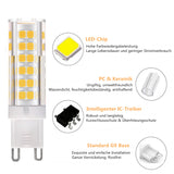 7W G9 Stiftsockellampe, 680lm, 360 Grad, 230V, 3 Stück