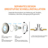 4 LED Einbaustrahler | 230V Bad IP44 Einbauleuchten | Deckenspots Lampe SET