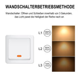 6 Stück Dimmbar LED Einbaustrahler | 6W 500lm | extra flach 28mm | 230V