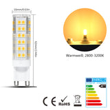 7W LED Leuchtmittel, G9 Stiftsockel-Lampe, 230V, Warmweiß / Kaltweiß, 5er-set